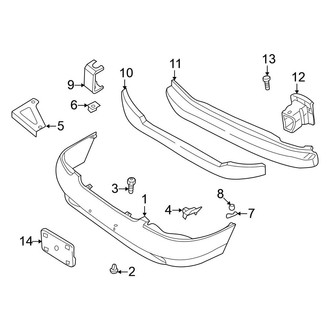 Nissan OE - Front Bumper - Bumper & Components