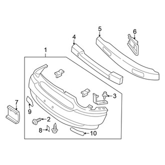 Nissan OE - Front Bumper - Bumper & Components