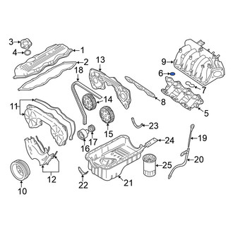 Nissan OE - Upper Outer Engine Intake Manifold Gasket