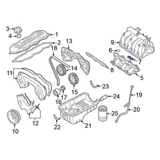 Nissan OE - Upper Outer Engine Intake Manifold Gasket