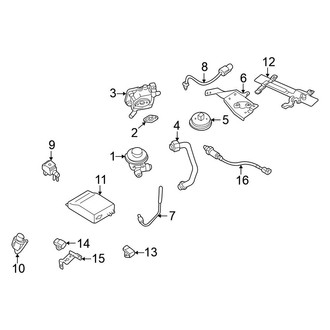 Nissan OE - Emission System - Emission Components