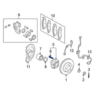 Nissan OE - Front Wheel Lug Stud