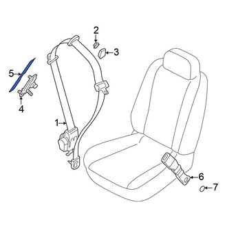 Nissan OE - Seat Belt Height Adjuster Bracket