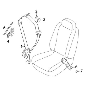 Nissan OE - Restraint Systems - Front Seat Belts