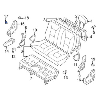 Nissan OE - Seat Trim Panel Clip