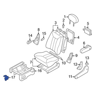 Nissan OE - Center Seat Back Lock