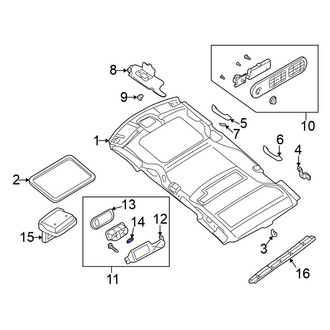Nissan OE - Front Courtesy Light Bulb