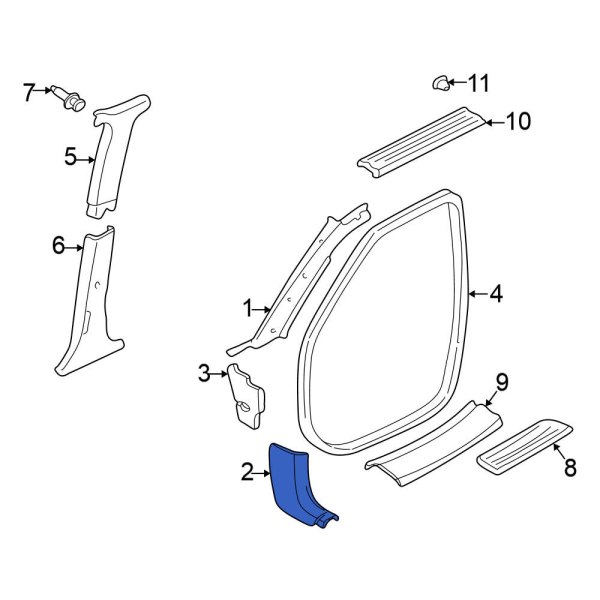 Kick Panel Trim