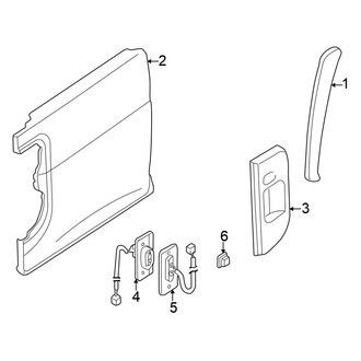 Nissan OE - Side Loading Door - Interior Trim
