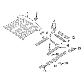 Nissan OE - Rear Body & Floor - Floor & Rails