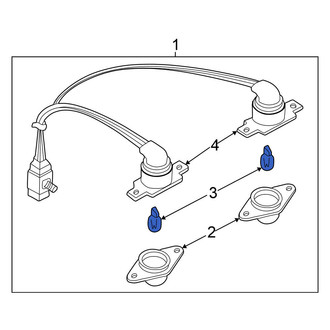 Nissan OE - Rear License Plate Light Bulb