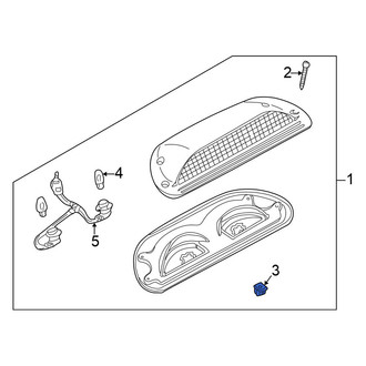 Nissan OE - Rear Center High Mount Stop Light Grommet