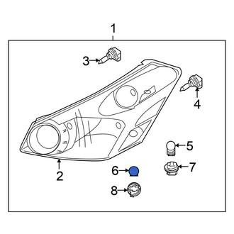 Nissan OE - Rear Tail Light Bulb