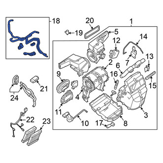 Nissan OE - HVAC Heater Hose