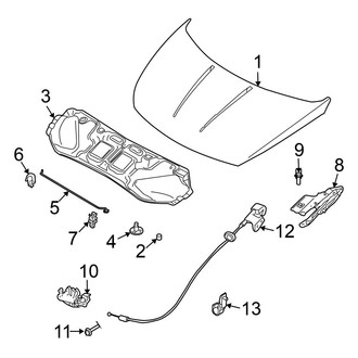 Nissan OE - Hood & Components