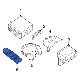 Nissan OE - DVD Player Remote Control