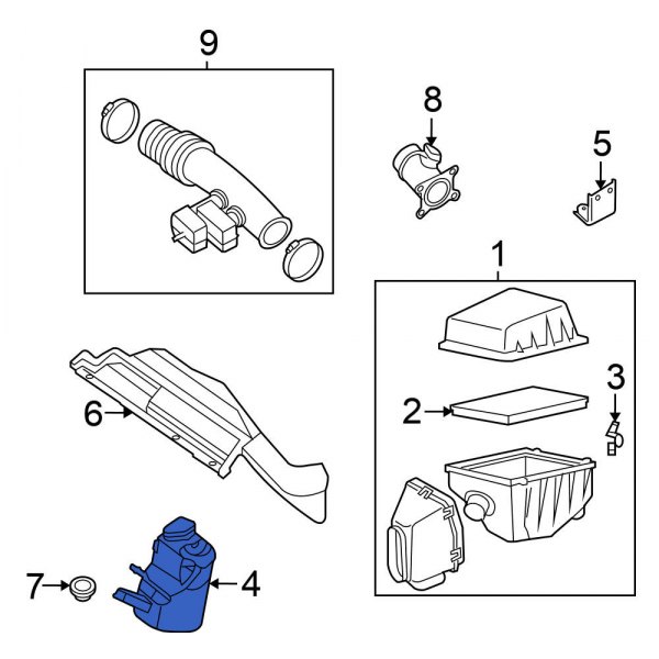 Engine Air Intake Resonator