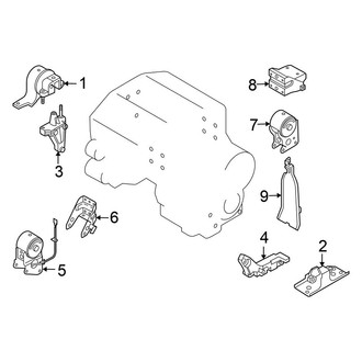 Nissan OE - Engine / Transaxle - Engine & Transmission Mounting