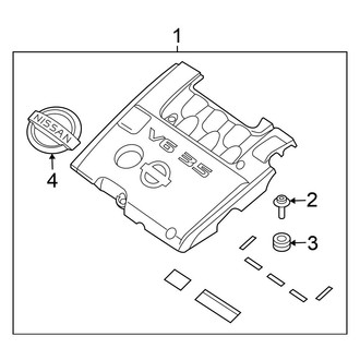 Nissan OE - Engine / Transaxle - Engine Appearance Cover