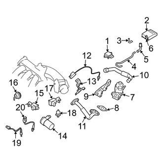 Nissan OE - Emission System - Emission Components