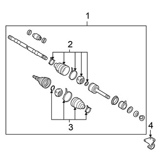 Nissan OE - Front Suspension - Drive Axles