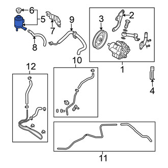 Nissan OE - Power Steering Reservoir