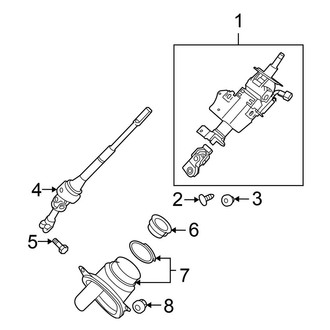 Nissan OE - Steering Column Assembly