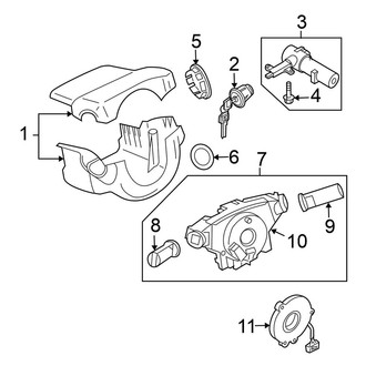 Nissan OE - Steering Column - Shroud, Switches & Levers