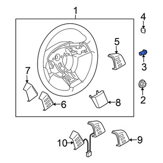 Nissan OE - Steering Wheel Bolt