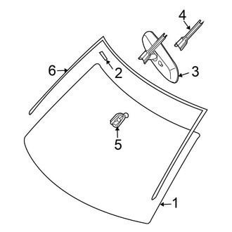 Nissan OE - Windshield - Glass