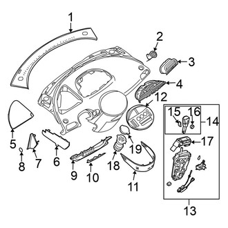 Nissan OE - Instrument Panel Components