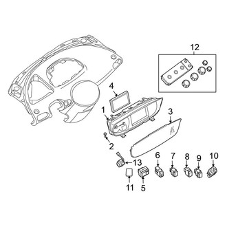 Nissan OE - Instrument Panel - Cluster & Switches