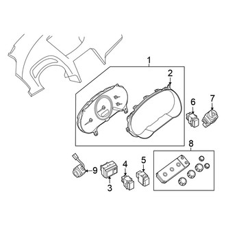 Nissan OE - Instrument Panel - Cluster & Switches (Base / S / SL)