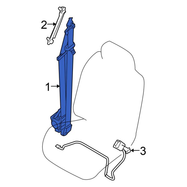 Seat Belt Lap and Shoulder Belt