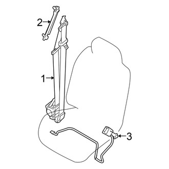 Nissan OE - Restraint Systems - Front Seat Belts
