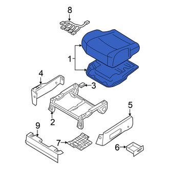 Nissan OE - Front Right Seat Cushion Foam