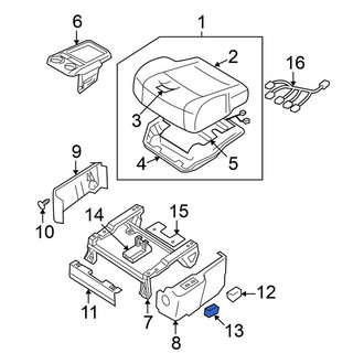Nissan OE - Front Left Power Seat Switch