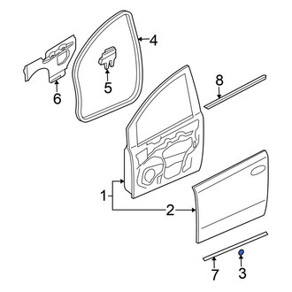 Nissan OE - Front Door Interior Trim Panel Cap