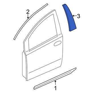 Nissan OE - Front Left Door Reveal Molding