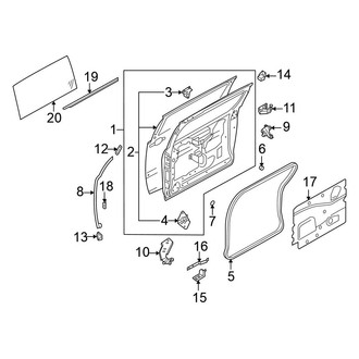 Nissan OE - Side Loading Door - Door & Components