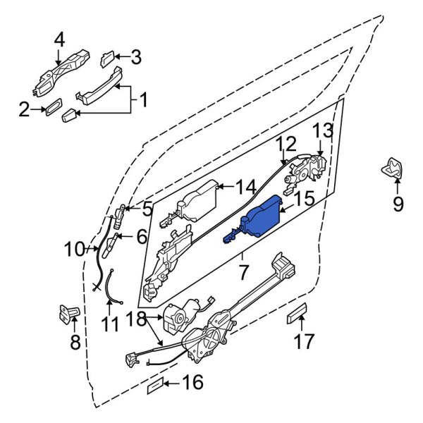 Sliding Door Lock Actuator