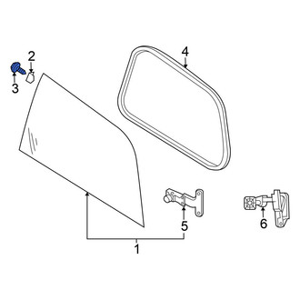 Nissan OE - Quarter Glass Screw