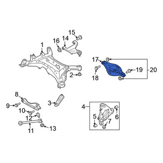 Nissan OE - Rear Lower Rearward Suspension Control Arm