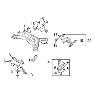 Nissan OE - Rear Suspension Knuckle Bushing