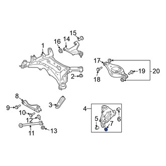 Nissan OE - Rear Suspension Knuckle Bushing
