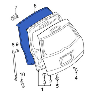 Nissan OE - Rear Hatch Seal
