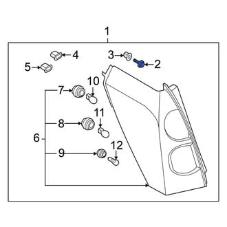 Nissan OE - Bumper Cover Screw