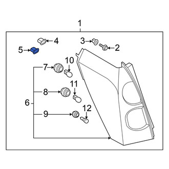 Nissan OE - Rear Tail Light Grommet