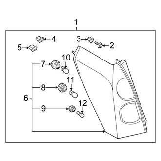 Nissan OE - Rear Lamps - Combination Lamps