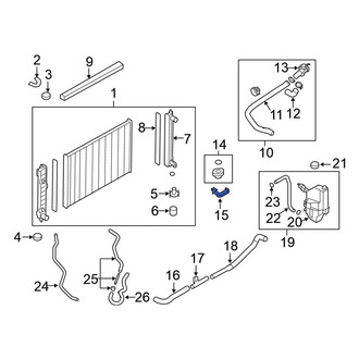 Nissan OE - Cooling System Bypass Line Adapter